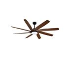 Kendal Lighting AC41360-BLK-DW Dominator 22W 60" Black and Dark Walnut Ceiling Fan