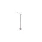 Kendal Lighting FL5021-SN IGGY Satin Nickel Floor Lamp