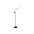 Kendal Lighting FL6001-BLK-CH SIRINO Black-Chrome Floor Lamp
