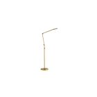 Kendal Lighting FL6901-BRS Brass & Bronze 6.5W Potable Floor Lamp
