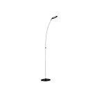 Kendal Lighting FL7001-BLK-SS Black 8W Potable Floor Lamp