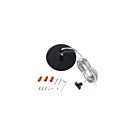 Kendal Lighting MSA18-BLK MAGNA Black Magnetic Track Pendant KIT