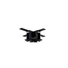 Kendal Lighting MSAR26-BLK MAGNA Black Magnetic Track Recessed Cross Corner