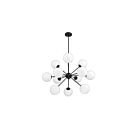 Kendal Lighting Phoenix PF101-12L-BLK Black 12-Lights 480W Pendant