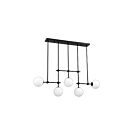 Kendal Lighting Phoenix PF101-5LBR-BLK Black 5-Lights 200W Bar
