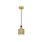 Kendal Lighting AXIS PF110-BRS-BLK Black 1-Light 60W Pendant