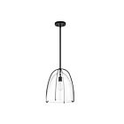 Kendal Lighting Solana PF114-BLK Black 1-Light 100W Pendant