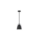 Kendal Lighting Alina Mini PF117-BLK Black 1-Light 100W Mini Pendant