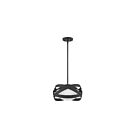 Kendal Lighting Saturn PF128-BLK Black 1-Light 100W Pendant