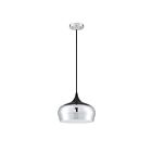 Kendal Lighting ORIAN PF132-CH-BLK Chrome 1-Light 100W Pendant