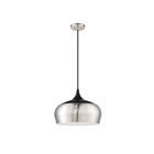 Kendal Lighting ORIAN GRANDE PF134-SN-BLK Stain Nickel 1-Light 100W Pendant
