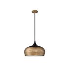 Kendal Lighting ORIAN GRANDE PF135-BRS-BLK Black 1-Light 100W Pendant