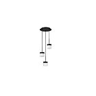 Kendal Lighting Nuon PF150-3LPA-BLK Black 3-Lights 75W Pan