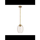 Kendal Lighting RAZZLE PF184-BRS-GF Brass 1-Light 100W Gold Flake Pendant