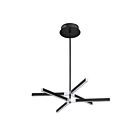 Kendal Lighting STYKX PF197-BLK-CH Black 2-Tier 38W LED Pendant