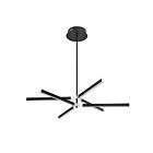 Kendal Lighting STYKX PF198-BLK-CH Black 2-Tier 50W LED Pendant