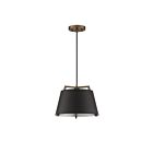 Kendal Lighting SKY PF262-BLK-BRS Black 1-Light 100W LED Pendant