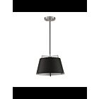 Kendal Lighting SKY PF263-BLK-SN Black 1-Light 100W Pendant