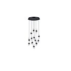 Kendal Lighting PF265-13LPA-BLK Silhouettes 13-Lights 104W Matte Black LED Pendant