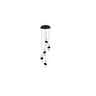 Kendal Lighting PF265-5LPA-BLK Silhouettes 5-Lights 36W Matte Black LED Pendant