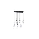 Kendal Lighting PF271-6LRT-BLK Soren 50W Black Pendant