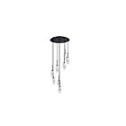 Kendal Lighting PF271-8LPA-BLK Soren 50W Black Pendant
