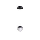 Kendal Lighting PF279-1LPE-BLK Marin 27W Black Pendant CCT Selectable