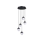 Kendal Lighting PF279-5LPA-BLK Marin 6W Black Pendant CCT Selectable