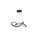 Kendal Lighting PRADO PF309-BLK Black 60W Crystal LED Pendant