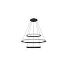 Kendal Lighting PRADO PF312-BLK 140W Black Tri-Tier LED Pendant