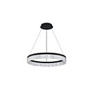 Kendal Lighting ARCTIC ICE PF314-BLK Black 31W Single Tier LED Pendant
