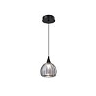 Kendal Lighting PF330-1L-A-SMK Oriana 5W Black Pendant CCT Selectable