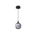 Kendal Lighting PF330-1L-D-SMK Oriana 5W Black Pendant CCT Selectable