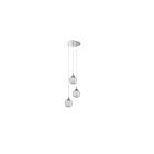 Kendal Lighting Solaro PF40-3LPA-CH Chrome 3-Lights 150W Pendant Pan