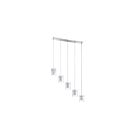 Kendal Lighting Metro PF44-5LBR-CH Chrome 5-Lights 250W Pendant Bar