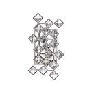 Kendal Lighting Milano PF60-2LWL-CH Chrome 2-Lights 100W Wall Sconce