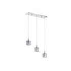 Kendal Lighting Lustra PF61-3LBR-CH Chrome 3-Lights 150W Pendant Bar