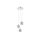Kendal Lighting Lustra PF61-3LPA-CH Chrome 3-Lights 150W Pendant Pan