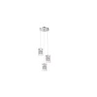 Kendal Lighting Politan PF63-3LPA-CH Chrome 3-Lights 150W Pendant Pan