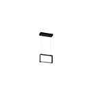 Kendal Lighting Quadron PF93-1LS-BLK Black 1-Light 9W LED Pendant - Small
