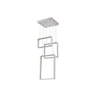 Kendal Lighting Quadron PF93-3LPA-AL Satin Nickel 3-Lights 27W LED Pendant Pan