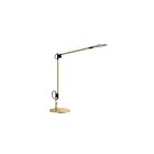 Kendal Lighting PTL8702-BRS-BLK Dovu 8W Brass and Black Floor Lamp