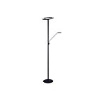 Kendal Lighting TC5024-BLK-SN Black & Satin Nickel 30W Potable Floor Lamp