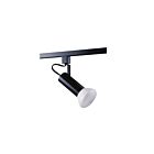 Kendal Lighting TL1701-BLK Black 1-Head 150W Universal Track Cylinder