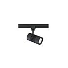 Kendal Lighting TLED-05-BLK Black 1-Head 15W LED Track Cylinder