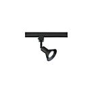 Kendal Lighting TLGU-17-BLK Black 1-Head 50W Track Cylinder