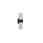 Kendal Lighting Glacier VF1300-1BLK Black 11W LED Vanity Light
