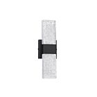 Kendal Lighting Glacier VF1300-3BLK Black 11W LED Vanity Light