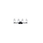 Kendal Lighting VF2710-4L-BLK Soren 50W Black LED Vanity Light