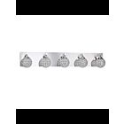 Kendal Lighting Crys VF4200-5L-CH Chrome 5-Lights 250W Vanity Light